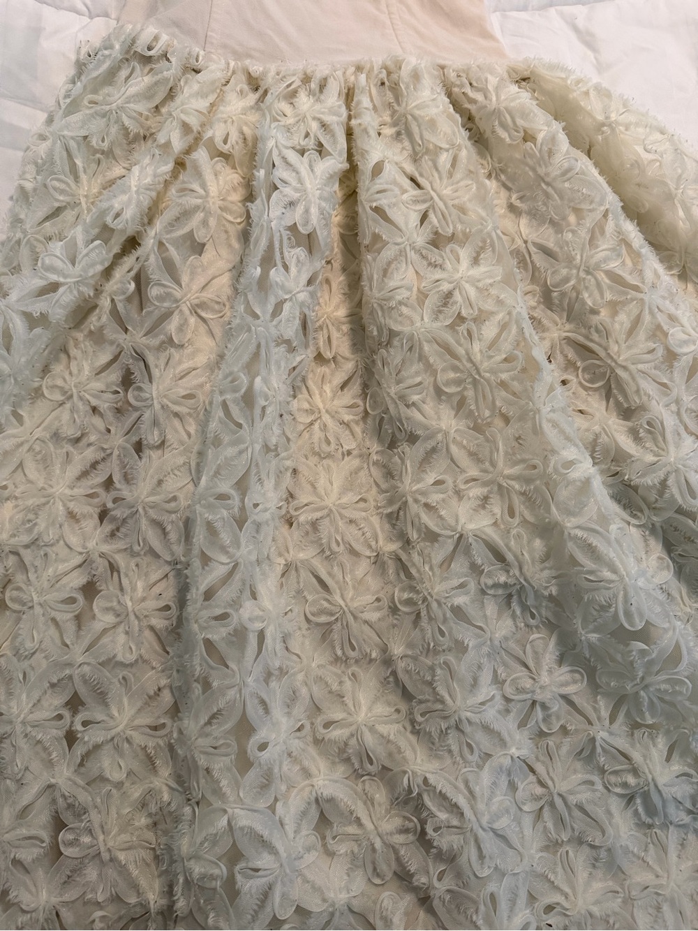 Corset Lace Skirt Midi Dress in Ivory
WEWOREWHAT - sold out - Picture 4 of 6